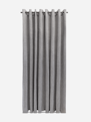 Volpes Cara Blockout Silver Eyelet Lined Curtain
