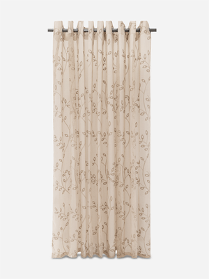 Volpes Caitlin Nude Taped Eyelet Curtain