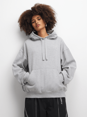Redbat Classics Women's Grey Melange Hoodie