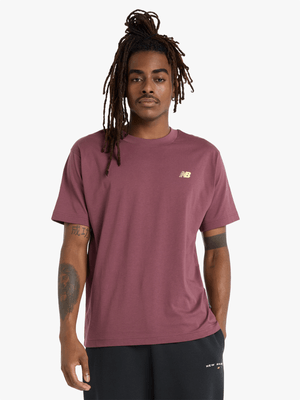 New Balance Mens Sport Essential Purple Tee