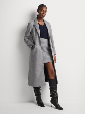 Lined Melton Coat