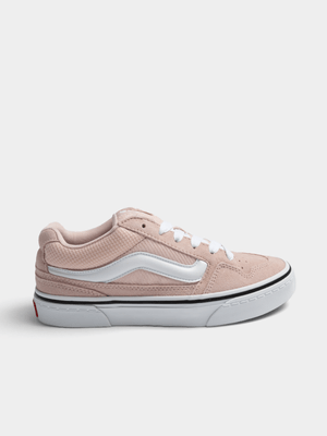 Womens Vans Caldrone Pink/White Sneaker