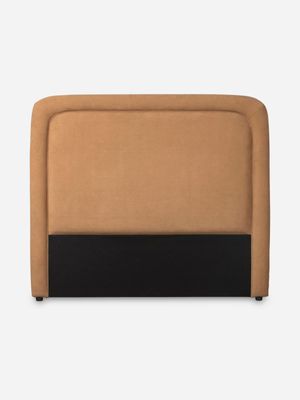 Myla Curved Headboard Sol Caramel Brown