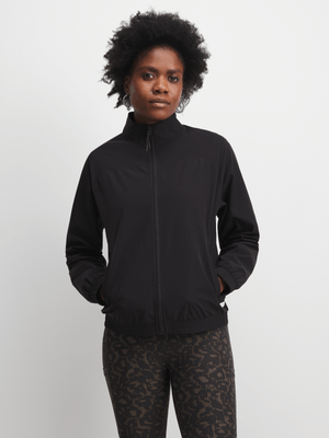 TS Womens Technical Zip Through Black Jacket
