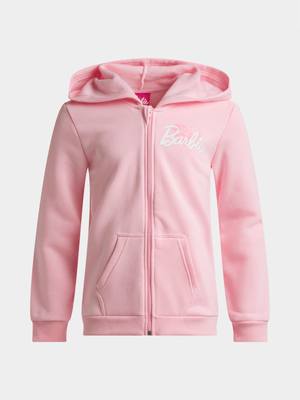 Jet Older Girls Pink Barbie Hoodie