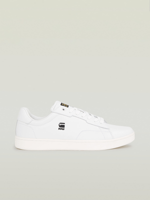 G-Star Men's Cadet Leather White Sneakers