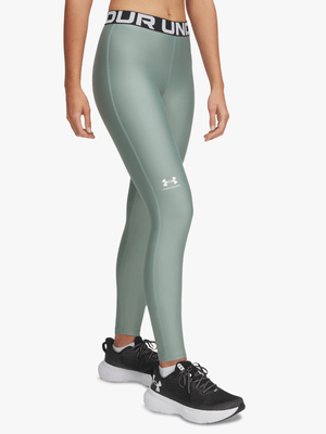 Under Armour Womens HeatGear® Silica Green Tights