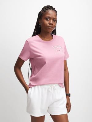 Nike Womens Sportswear Club Pink Tee