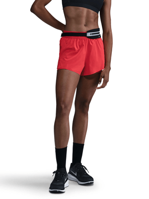 Nike Womens Swift Dri-Fit 2-In-1 Crimson Running Shorts