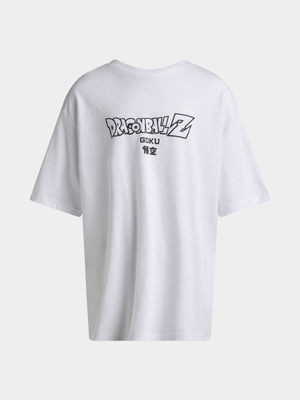 Jet Teen Boys White Dragonball Z T-Shirt
