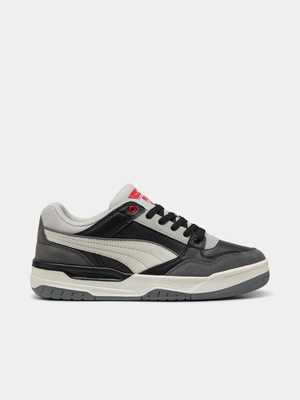 Puma Mens Rebound Retro Black/Grey Sneakers