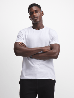 TS Mens Everyday White Crew Top