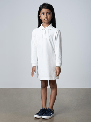 Girls Polo Dakota Ls Golfer Dress