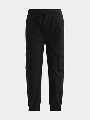 Exact Younger Boy's Black Utility Pants