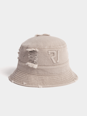 Relay Jeans Men's Rip n Repair Grey Bucket Hat