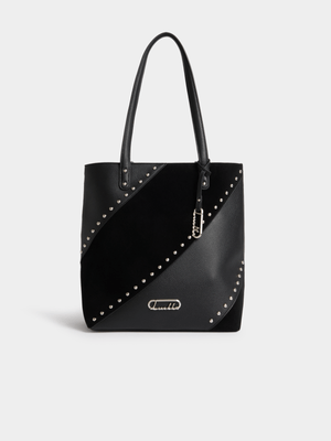 Luella Stud Suede Shopper