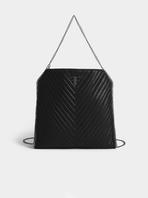 Quilted Chain Large Shopper Bag