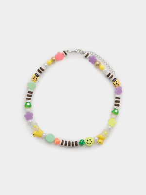 The FIX Unisex Flower Beaded Necklace