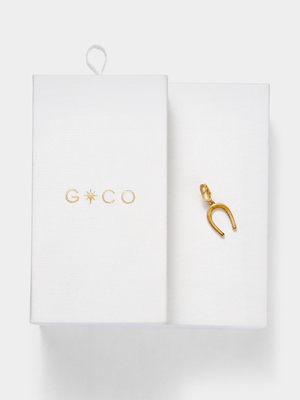 14ct Gold Plated Horseshoe Charm