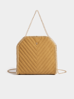 Quilted Chain Mini Shopper Bag