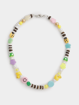 The FIX Unisex Beaded Pearl Necklace