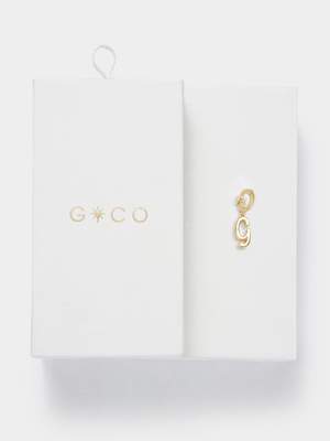 14ct Gold Plated Initial G Charm