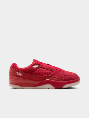 Jordan Women's Muslin Flight Court Varsity Red/Sail Sneaker