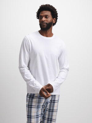 Exact Men's White Sleep Top