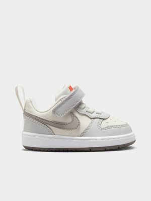 Nike Junior Infant Court Borough Recraft Cream/Grey Sneakers
