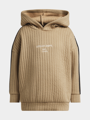 Jet Younger Boys Stone Textured Hoodie