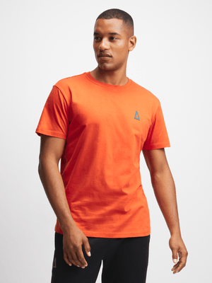 Mens APX Orange Essential Tee