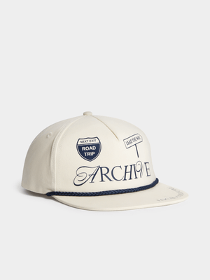 Archive Unisex Driver Peak Cream Cap
