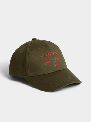 Fabiani Men's Fatigue Logo Peak Cap