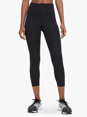 Nike Womens Fast Cropped Black Leggings