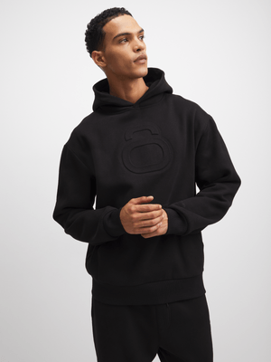 TS-ACTV8 Mens Embossed Kettle Bell Black Hoodie