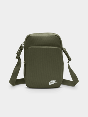 Nike Unisex Heritage Crossbody Olive Green Bag