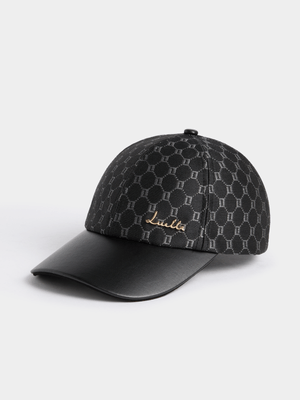 Luella Monogram Peak Cap