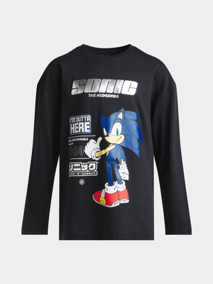 Jet Younger Black Sonic T-Shirt