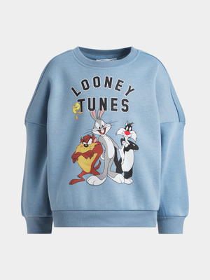 Jet Younger Boys Blue Looney Tunes Active Top