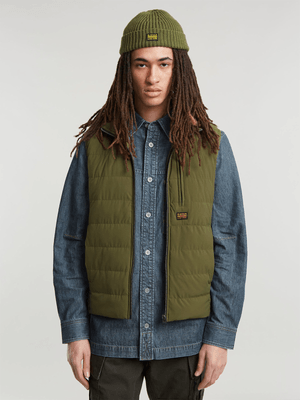 G-Star Men's Foundation Liner Green Vest