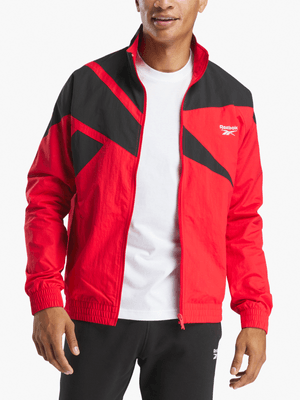 Reebok Men's Classics Vector Red/Black Track Jacket