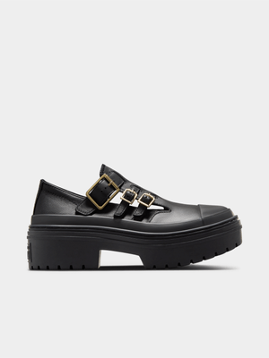Converse Women's Lugged Mary Jane Black Heel