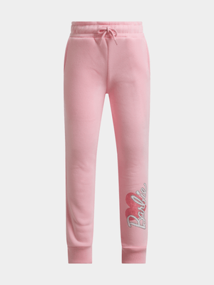 Jet Younger Girls Pink Barbie Active Pants