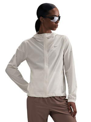Nike Womens Swift Repel Packable Silver Running Jacket