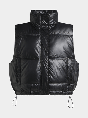 Jet Teen Girls Black Gilet