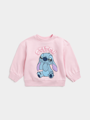 Jet Toddler Girls Pink Stitch Active Top