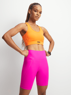 TS Womens Shape Luxe Pink Bike Shorts