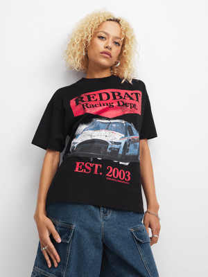 Redbat Athletics Women's Black Tee