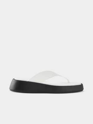 Women's Cotton On White Byron Flatform Sandals