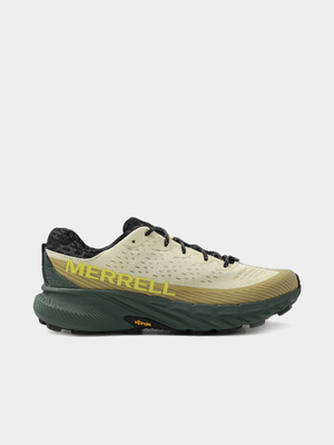 Merrell Men's Agility Peak 5 Cream/Green Sneaker
